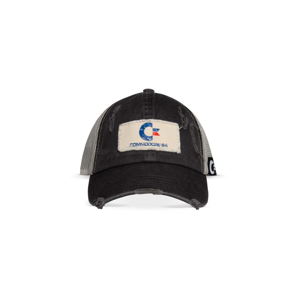 Commodore 64 - Logo Casquette Snapback - Noir/Blanc